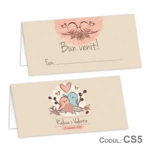 Place Card nunta CS05